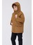 Spor Erkek Spor Çocuk Kürklü Su ve Rüzgar Geçirmez Kapüşonlu 3 Cep Mont & Kaban & Parka 2