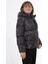 Spor Kız Çocuk Çıkabilir Kapüşonlu Su ve Rüzgar Geçirmez Cepli Mont & Kaban & Parka 4