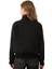 Spor Kadın Dik Yaka Su ve Rüzgar Geçirmez Oversize Crop Mevsimlik Yağmurluk Rüzgarlık 4
