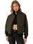 Spor Kadın Dik Yaka Su ve Rüzgar Geçirmez Oversize Crop Mevsimlik Yağmurluk Rüzgarlık 1