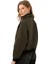 Spor Kadın Dik Yaka Su ve Rüzgar Geçirmez Oversize Crop Mevsimlik Yağmurluk Rüzgarlık 4