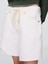 Kadın Beyaz 8" Mid Rise '90S Loose Denim Bermuda Şort 2