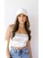Kadın Kışlık Beyaz Peluş Şapka Kep Trendy Baseball Cap 3