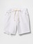 Kadın Beyaz 8" Mid Rise '90S Loose Denim Bermuda Şort 3