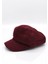 Kadın Kasket Yün Flat Cap Bordo Şapka 1