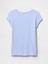 Kız Çocuk Mavi Gap Logo T-Shirt 3