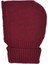 Balaclava Kadın Triko Kar Maskesi Bere Boyunluk Bordo 3