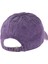 Kadın Yıkamalı Mor Beyzbol Şapka Kep 2