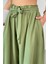 PNT-07410 Mint Yeşili Dokuma Kuşaklı Şalvar Etek Pantolon 4
