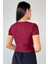 BLZ-13325 Bordo Önden Bağlama Detaylı V Yaka Bluz 3