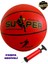 Zeniflare Profesyonel Basketbol Topu Pompa Hediyeli 7 Numara Dış Mekan Turuncu Basketbol Topu 1