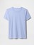 Kadın Açık Mavi Bisiklet Yaka T-Shirt 2