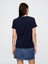 Kadın Lacivert Bisiklet Yaka T-Shirt 5
