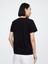 Kadın Siyah V Yaka T-Shirt 5