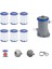 Bestway Elektrikli devirdaim filtresi + 6 yedek filtre seti, uyumlu pompa hariç, 1+ yaş 1