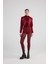 Camila Crop Blazer Ceket Bordo 1