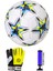 Eldiven + şampiyonlar ligi futbol topu dikişli ıç ve dış mekan futbol topu 1