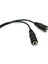 3.5mm Stereo Kulaklık Ses Çoklayıcı Y Kablo 2 Dişi 1 Erkek Splitter Kablo 2