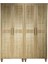 Pera Wood Mdf 4 Kapaklı Genç Odası Dolabı – Doğal Görünüm 1