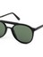 Pilot Black 53 Unisex Güneş Gözlüğü, Siyah Asetat Çerçeve, Füme Mat Lens 3