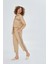Yanları Nakışlı Gabardin Pantolon 1