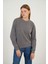 Bisiklet Yaka Uzun Kol Modal Sweatshirt 1