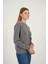Bisiklet Yaka Uzun Kol Modal Sweatshirt 2