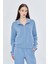 Şeritli Fermuarlı Scuba Modal Sweatshirt 1