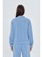 Şeritli Fermuarlı Scuba Modal Sweatshirt 5
