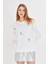 Kalpli Taş Baskılı Sweatshirt 1