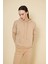 Kapüşonlu Uzun Kol Modal Sweatshirt 3
