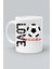 Love Soccer Futbolu Seviyorum Baskılı Beyaz Klasik Kupa Bardak 1