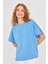 Düşük Omuz Modal T-Shirt 5