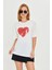 Kalp Baskılı T-Shirt 5