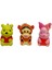 3 Adet Birlikte Squishy Tigger, Winnie The Pooh ve Piglet 8x5 cm Ebatlarında 1