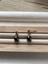 8 mm Terahertz Taşı Altın Kaplama Top Küpe 1