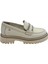 D25YA-3705 Kadın Casual Deri Loafer Ayakkabı 1
