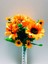 1 Demet Yapay Ayçiçeği Sunflower 30 cm 13 Çiçekli 7 Dallı 3