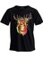Regular T-Shirt Geyik Baskılı 1