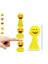 Yüksek Kalite 4 Adet Renkli LED Işıklı Zıplayan Kafalar Işıklı Uçan Kafalar Işıklı Emoji Kafalar 2