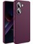 Xiaomi Poco X7 Pro Kılıf Lansman Içi Kadife Silikon Mürdüm 2