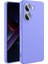 Poco X7 Pro Kılıf Lansman Içi Kadife Silikon Lila + Ekran Koruyucu 2