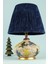 Mondo Potele Handmade Seramik Abajur Lacivert Modern 11 - 30 Lacivert Seramik E27 1