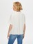 Yakası ve Kolu Delik Işi Nakış Detaylı Kısa Kol T-Shirt S25TSH065 3