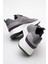 Erkek Kalın Taban Bağcıklı Sneaker Deri Mc 21525 Gri 4