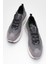 Erkek Kalın Taban Bağcıklı Sneaker Deri Mc 21525 Gri 5