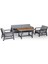 Madera Alüminyum Bahçe Balkon Oturma Grubu 3+1+1+Masa 2