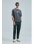 Helıx Modern Grafik T- Shirt Koyu Gri 4