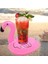 2 Adet Pembe Flamingo Desenli Bardak Tutacağı 1