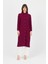 Bordo Düğmeli Kol Lastikli Uzun Tunik 4507A 1